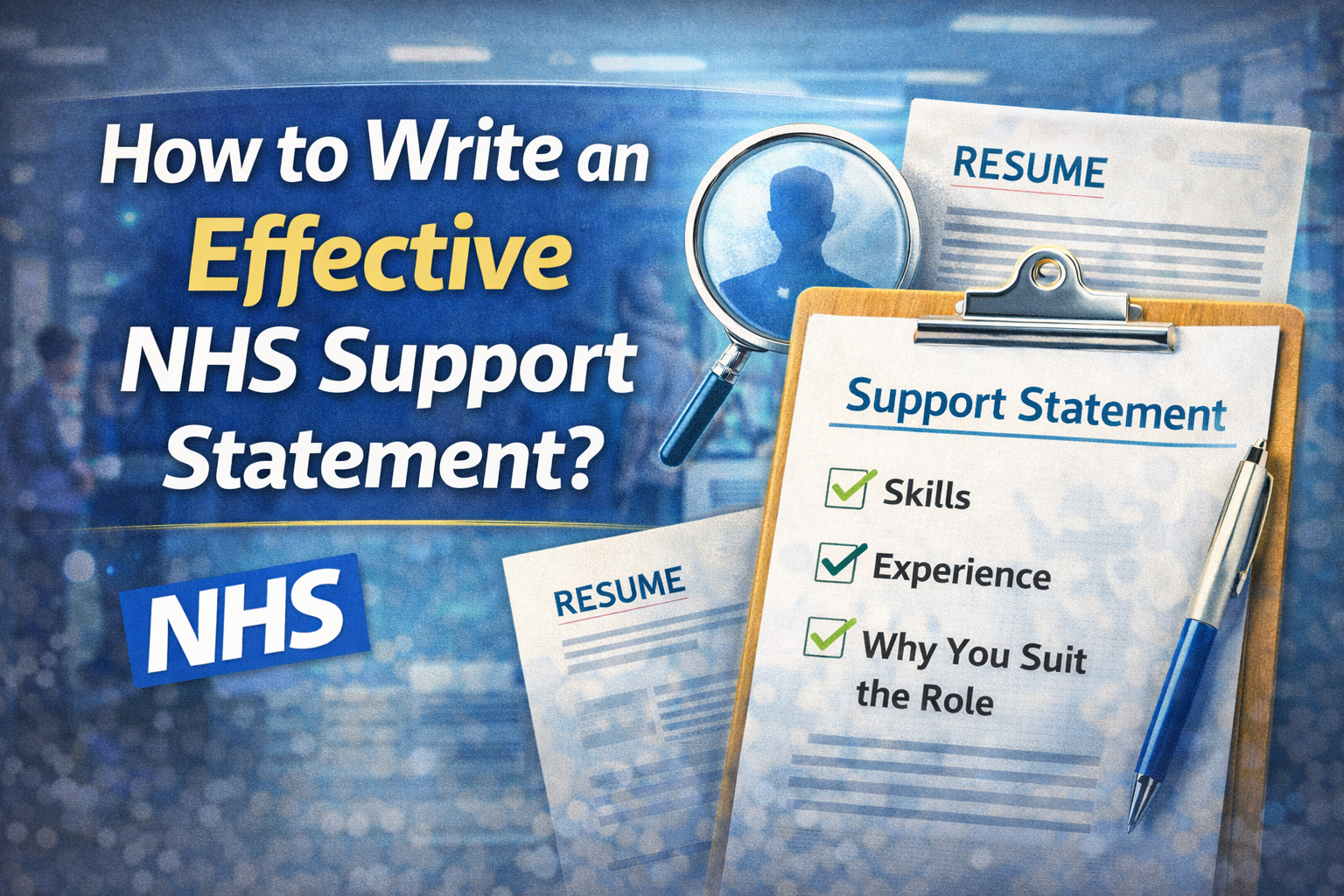 nhs support statement