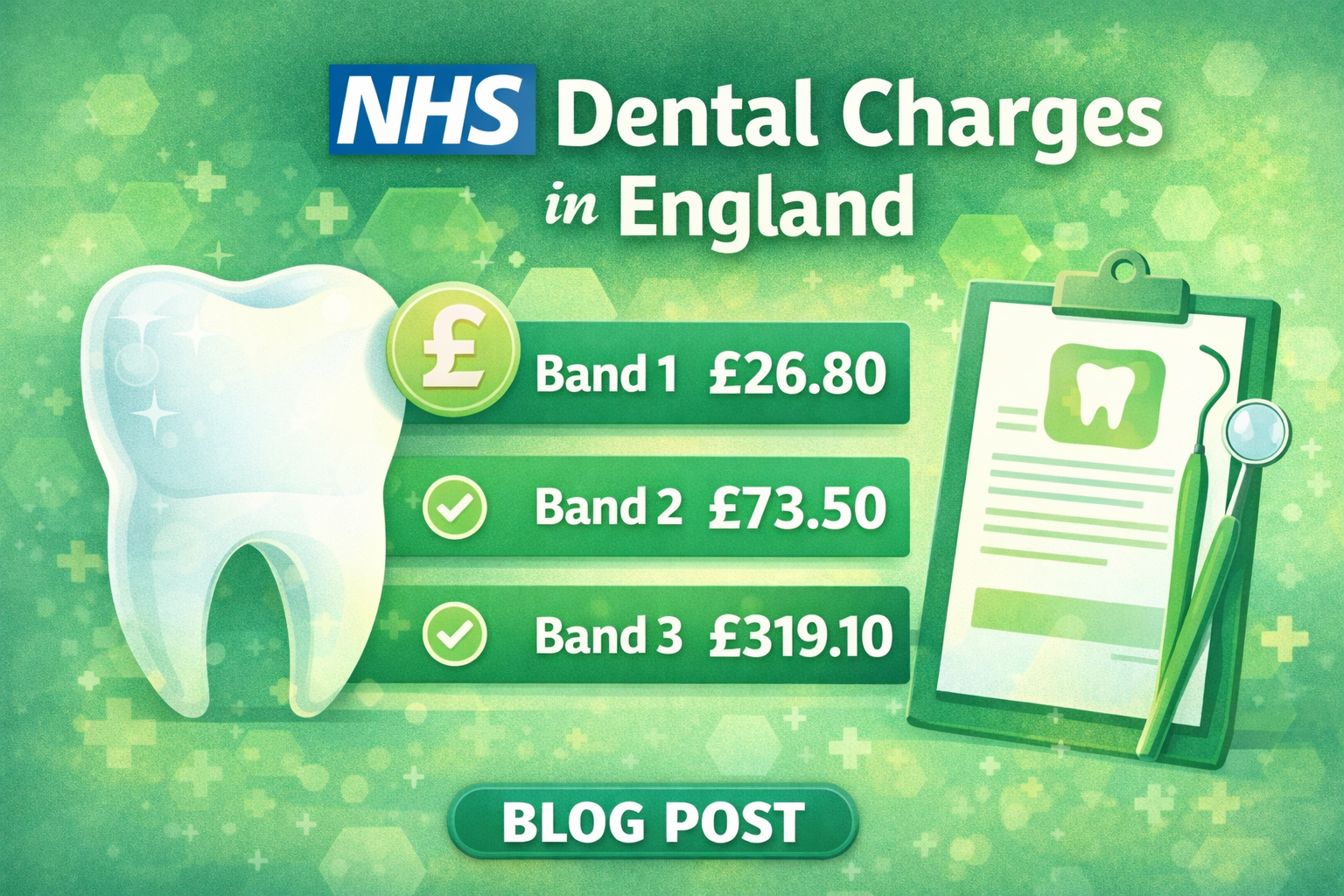 NHS Dental Charges in England