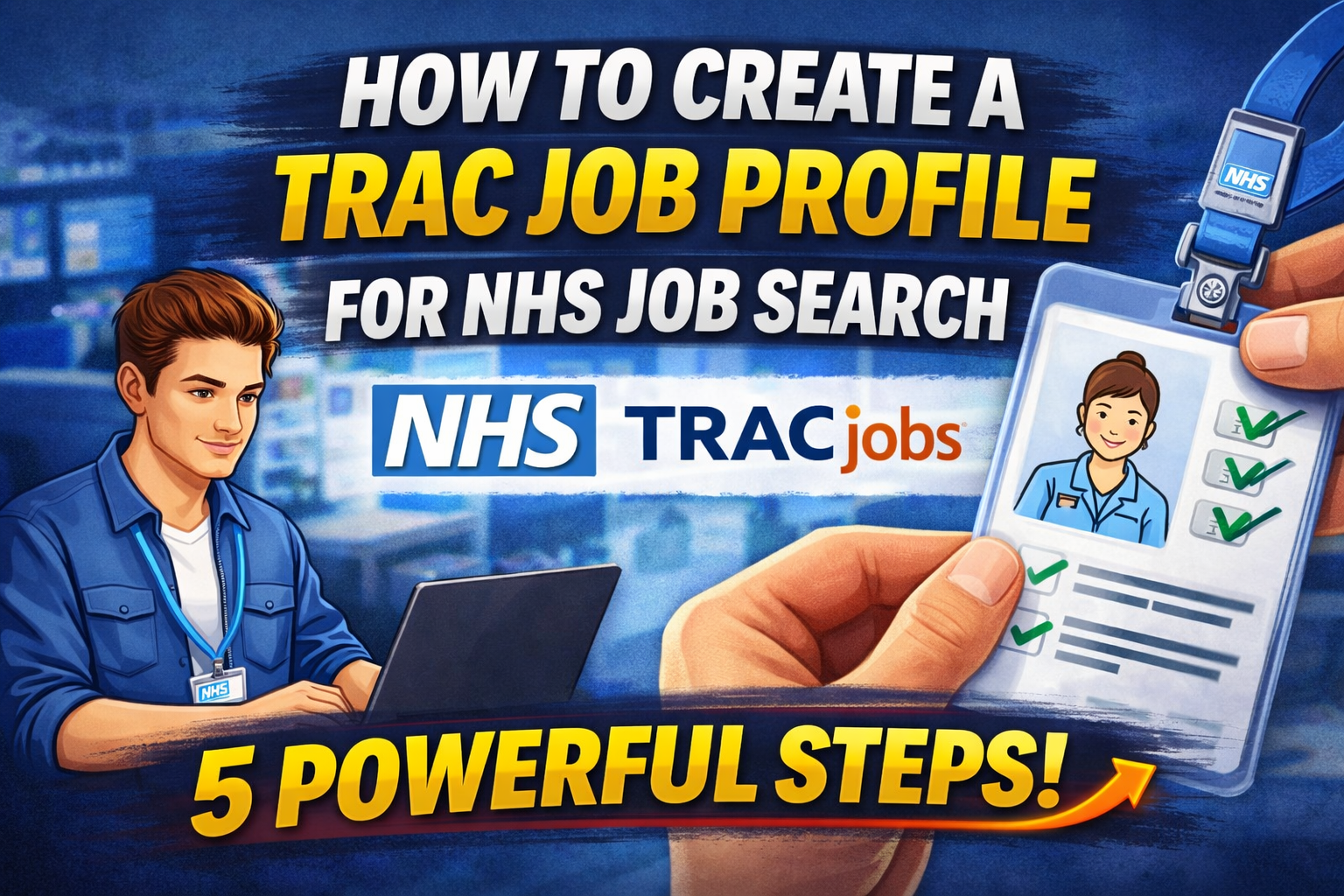 How to create a trac job profile for NHs job search ; 5 powerful steps