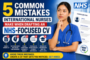 5 Common Mistakes International Nurses Make When Drafting an NHS-Focused CV